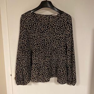 Hippie Rose peplum blouse